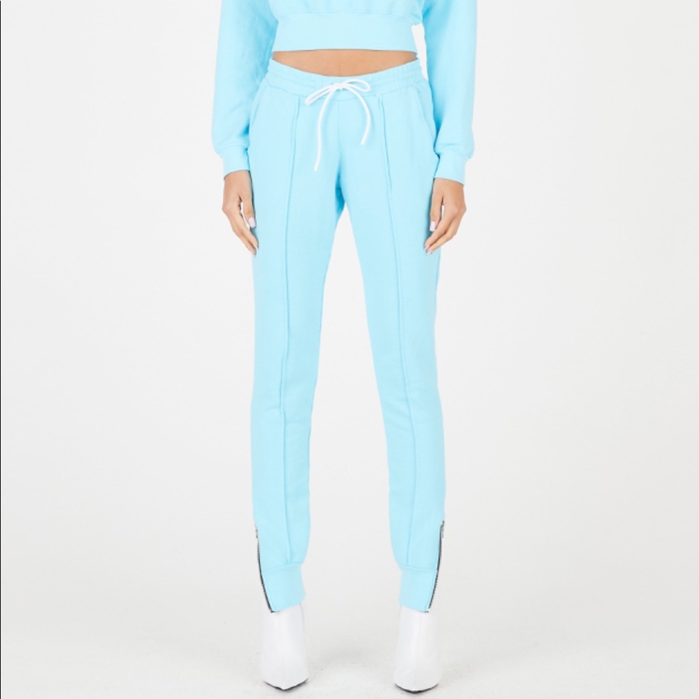 Turquoise cotton citizen sweatpants joggers